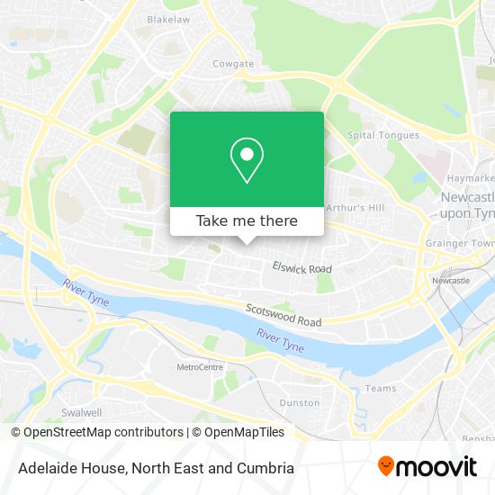 Adelaide House map