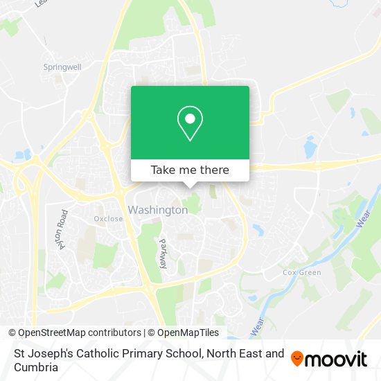 St Joseph's Catholic Primary School map