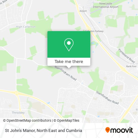 St John's Manor map