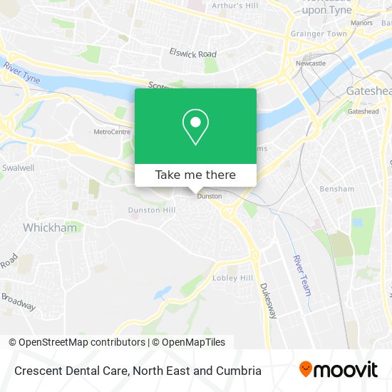 Crescent Dental Care map