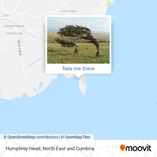 Humphrey Head map