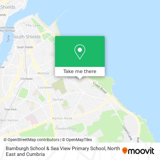 Bamburgh School & Sea View Primary School map