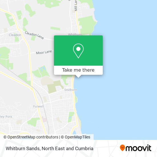Whitburn Sands map