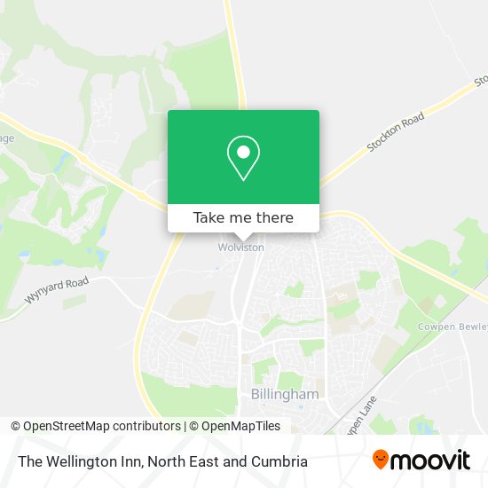The Wellington Inn map