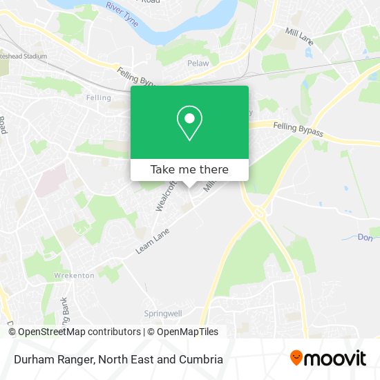 Durham Ranger map