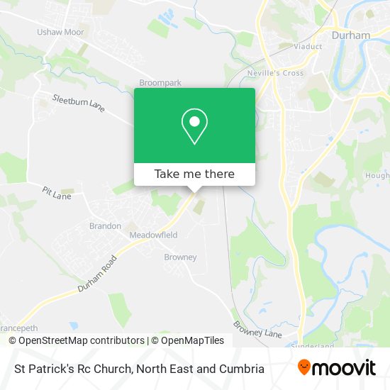 St Patrick's Rc Church map