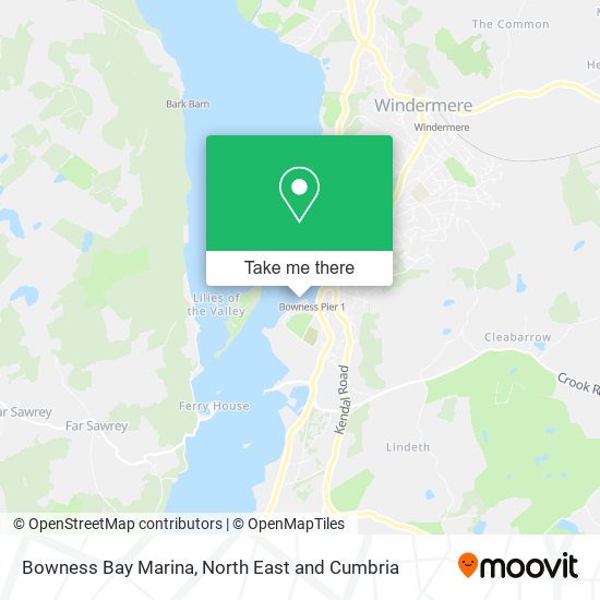 Bowness Bay Marina map