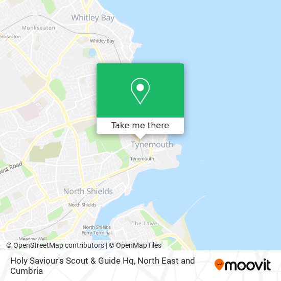 Holy Saviour's Scout & Guide Hq map
