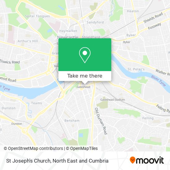 St Joseph's Church map