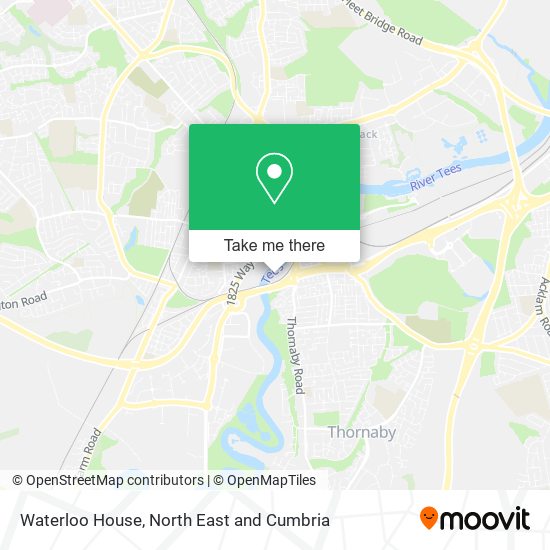 Waterloo House map