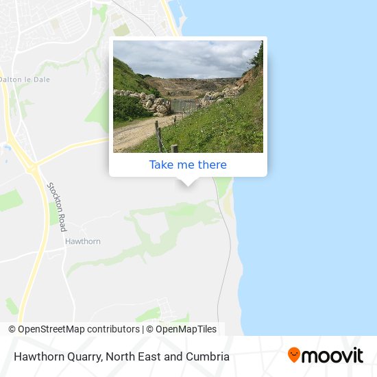 Hawthorn Quarry map
