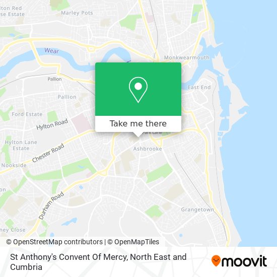 St Anthony's Convent Of Mercy map