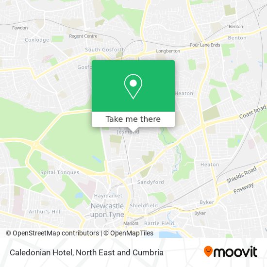 Caledonian Hotel map