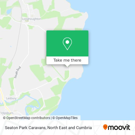 Seaton Park Caravans map