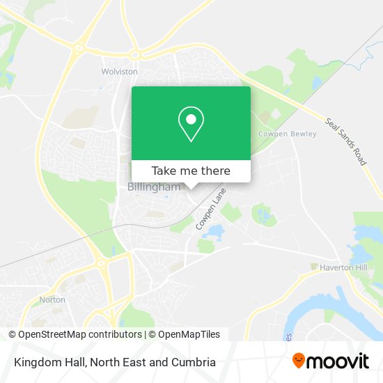 Kingdom Hall map