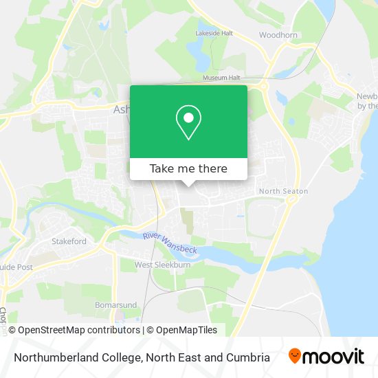 Northumberland College map