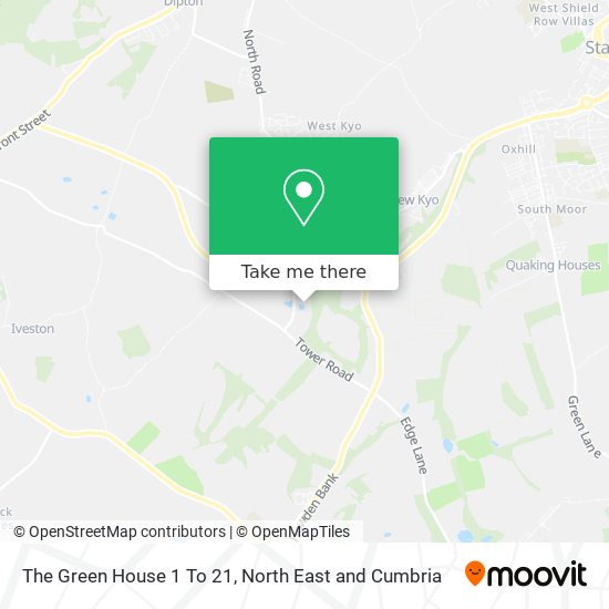 The Green House 1 To 21 map