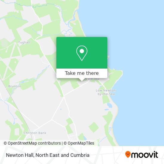 Newton Hall map