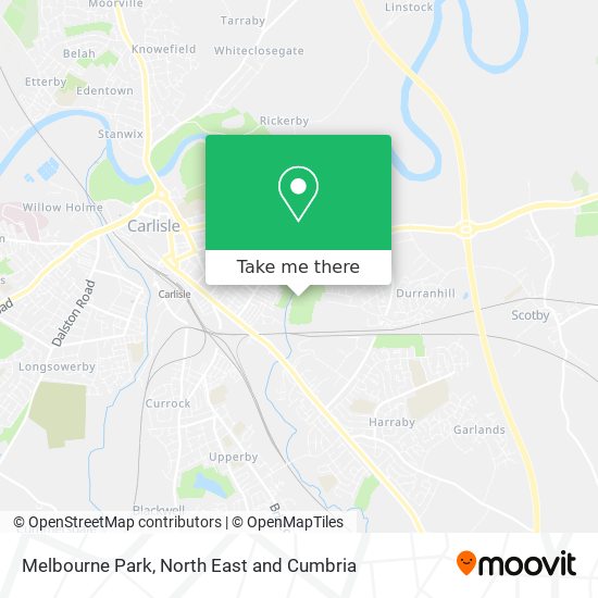Melbourne Park map