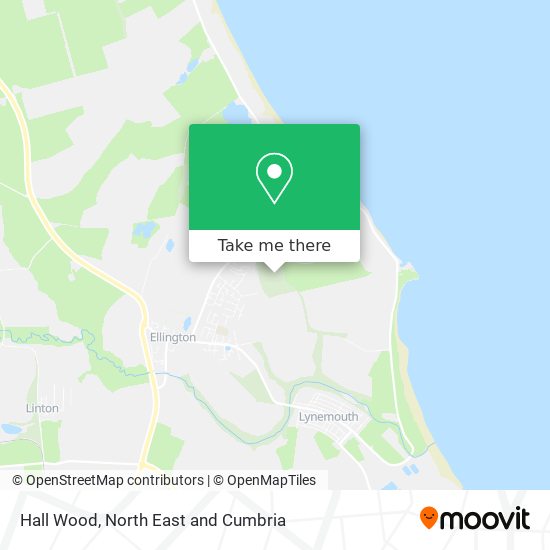 Hall Wood map