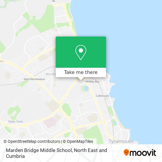 Marden Bridge Middle School map