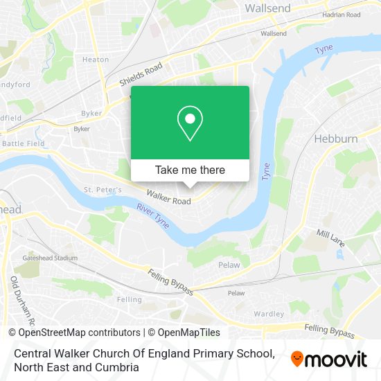 Central Walker Church Of England Primary School map