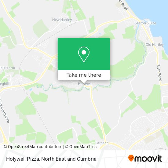 Holywell Pizza map