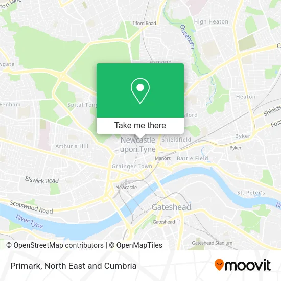 Primark map