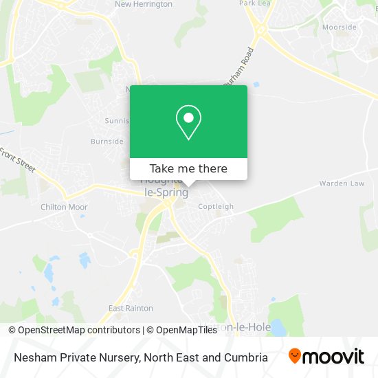 Nesham Private Nursery map