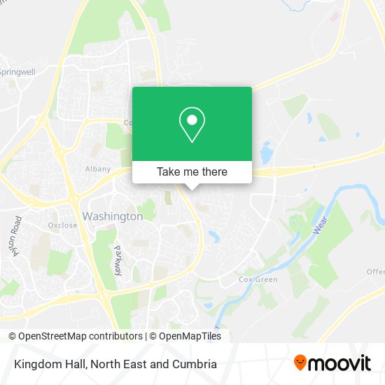 Kingdom Hall map
