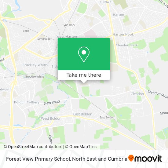 Forest View Primary School map