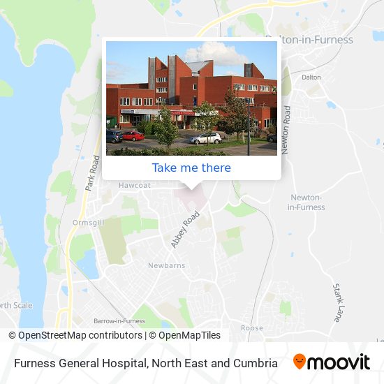 How to get to Furness General Hospital in Barrow In Furness by