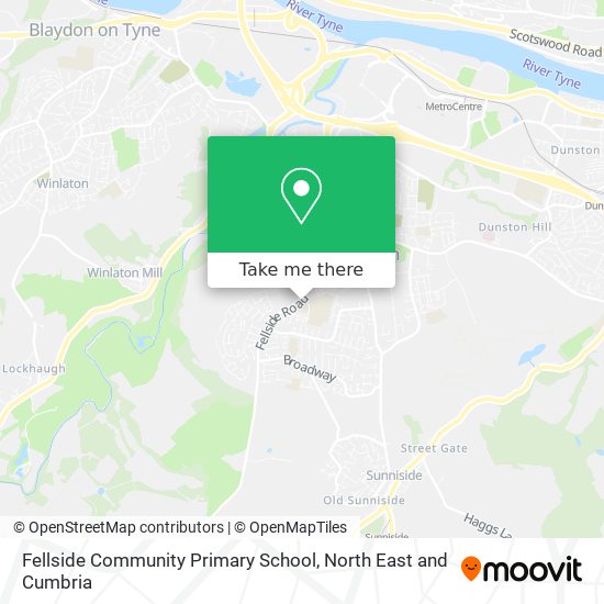 Fellside Community Primary School map