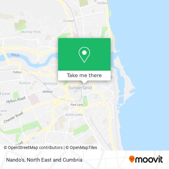 Nando's map