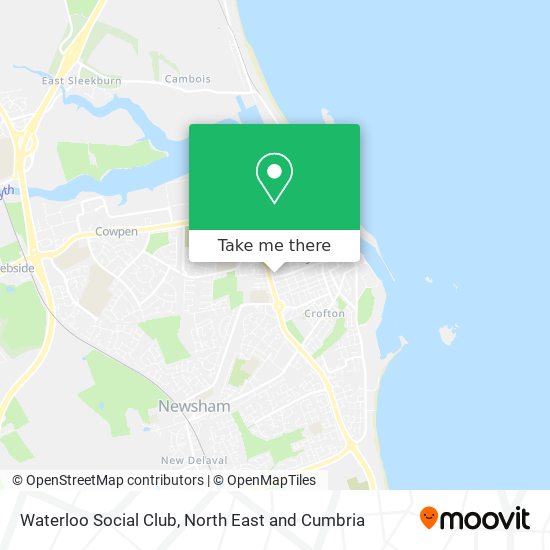 Waterloo Social Club map
