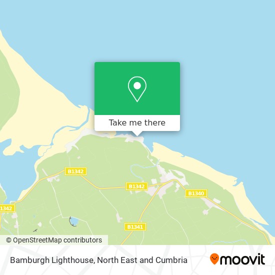 Bamburgh Lighthouse map