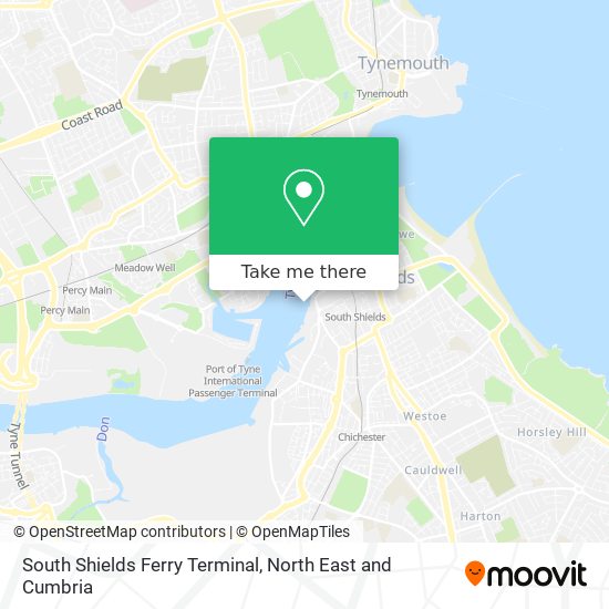 South Shields Ferry Terminal map