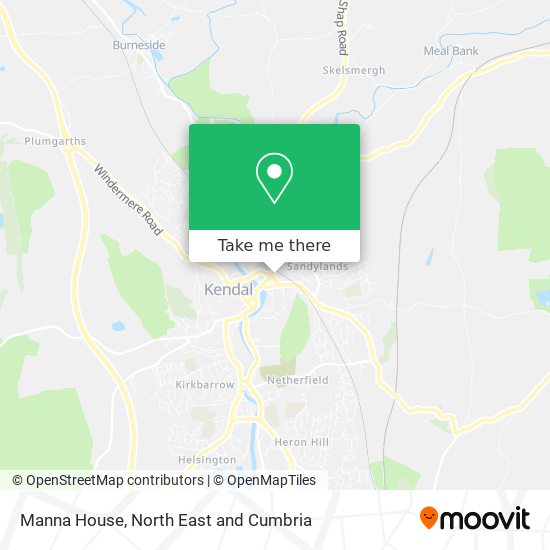 Manna House map