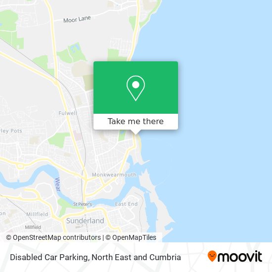 Disabled Car Parking map