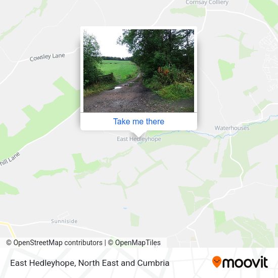 East Hedleyhope map