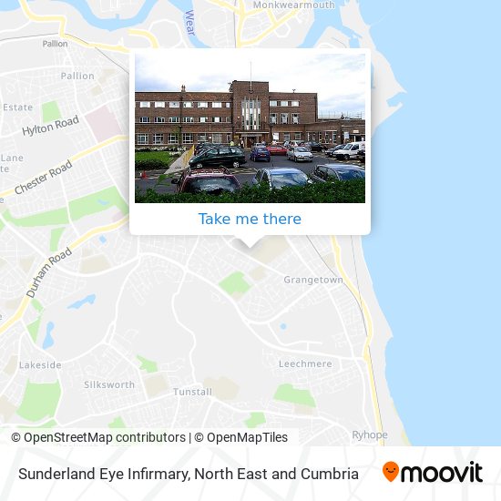 Sunderland Eye Infirmary map