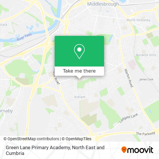 Green Lane Primary Academy map