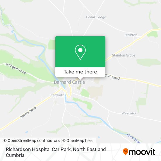 Richardson Hospital Car Park map