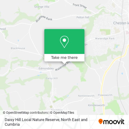 Daisy Hill Local Nature Reserve map
