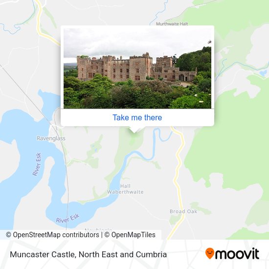 Muncaster Castle map