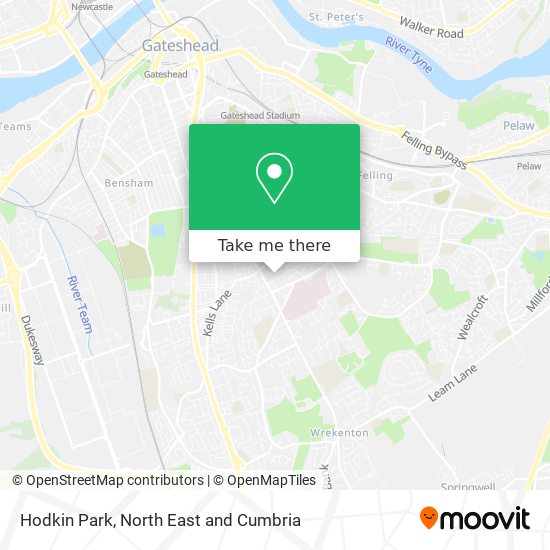 Hodkin Park map