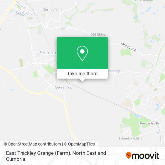 East Thickley Grange (Farm) map