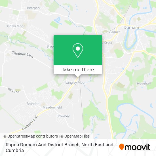 How to get to Rspca Durham And District Branch in County Durham by