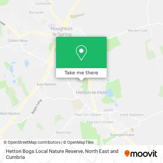 Hetton Bogs Local Nature Reserve map