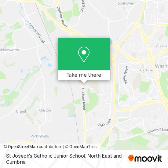 St Joseph's Catholic Junior School map